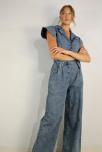 Cargar imagen en el visor de la galería, SET DENIM OSCURO JACKET Y PANTALON
